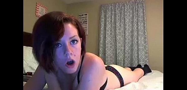  [Adultcamster.com] Hot brunette milf on live webcam